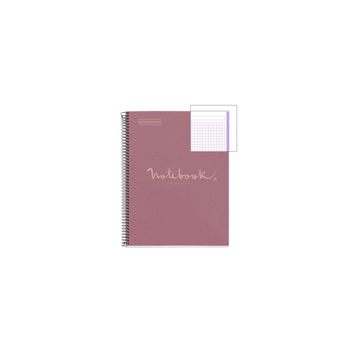 CUADERNO 100 RECICLADO NB 1 A4 80HOJAS ECOLAVANDA EMOTIONS MIQUELRIUS 6090