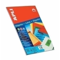 9700-APLI Self-adhesive labels 210 x 297mm Blue etiqueta autoadhesiva Azul 20 pieza(s)