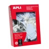 9710-CAJA 500 ETIQUETAS BLANCAS CON HILO 50X70 APLI 396