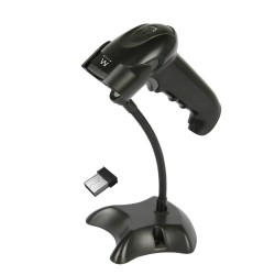 9745-Ewent EW3431 lector de codigo de barras Lector de codigos de barras portatil 1D/2D LED Negro