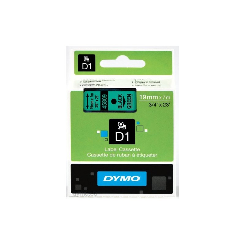 978-CINTA ROTULADORA D1 19MMX7M NEGRO/VERDE DYMO S0720890 978-CINTA ROTULADORA D1 19MMX7M NEGRO/VERDE DYMO S0720890