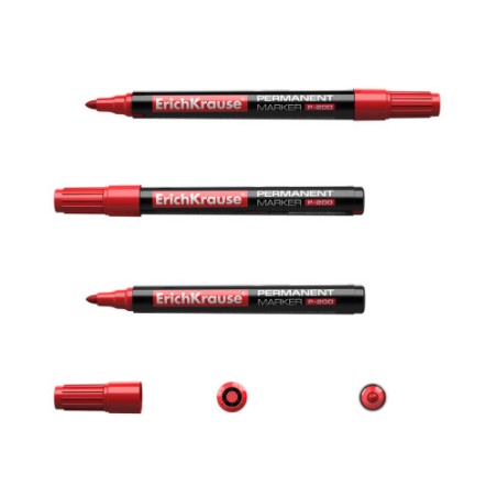 9797-MARCADOR PERMANENTE P-200 ROJO ERICH KRAUSE 4779