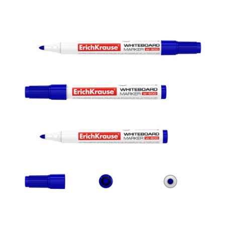 9799-MARCADOR PIZARRA BLANCA W-500 AZUL ERICH KRAUSE 12846
