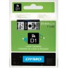980-CINTA ROTULADORA D1 24MM NEGRO/TRANSPARENTE DYMO S0720920