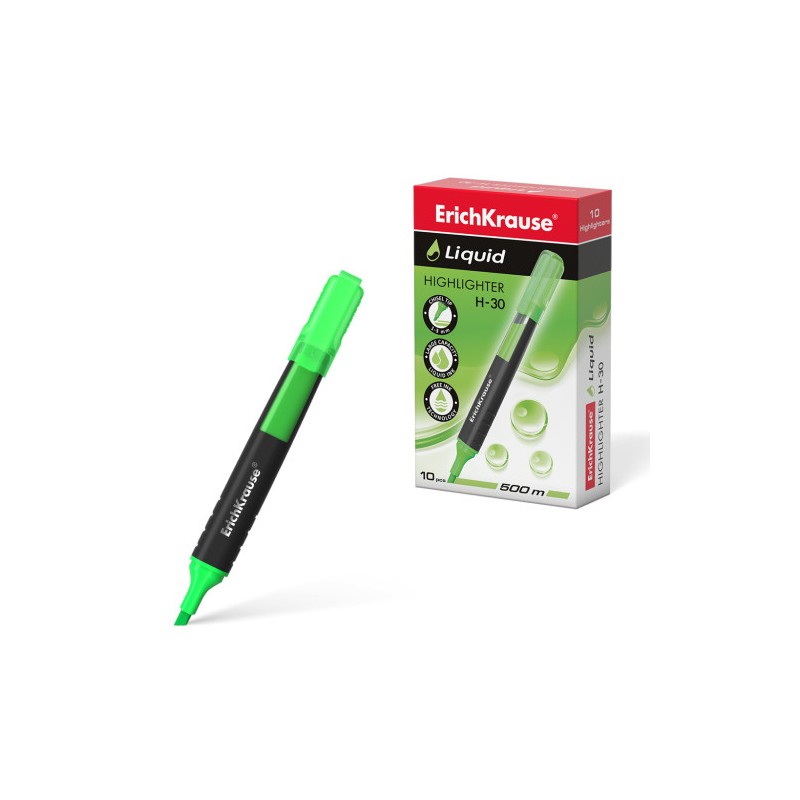 9802-MARCADOR FLUORESCENTE LIQUID H-30 VERDE ERICHKRAUSE 47974 9802-MARCADOR FLUORESCENTE LIQUID H-30 VERDE ERICHKRAUSE 47974
