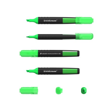 9803-MARCADOR FLUORESCENTE LIQUID H-30 VERDE ERICHKRAUSE 47974