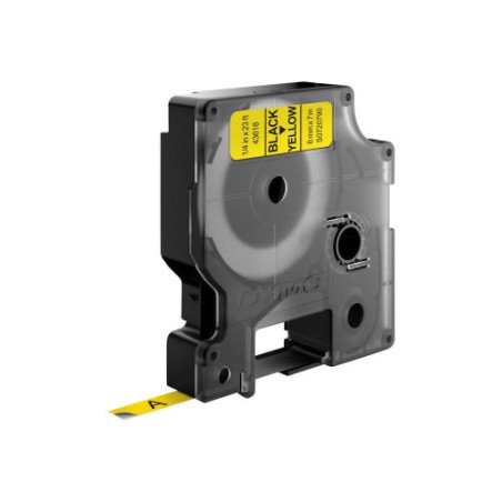 983-CINTA ROTULADORA D1 6MMX7M NEGRO/AMARILLO DYMO S0720790