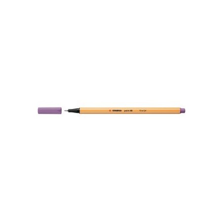 9846-ROTULADOR PUNTA FINA POINT 88 0.4MM LILA GRISACEO STABILO 88/62