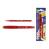 9851-BOLIGRAFO BORRABLE C/CAPUCHON+1 RECAMBIO ROJO BISMARK 329571