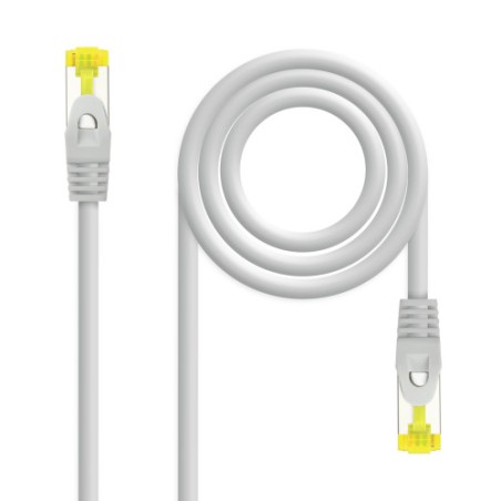 9868-Nanocable Cable de red latiguillo RJ45 LSZH CAT.6A SFTP AWG26, Gris, 1.5 m