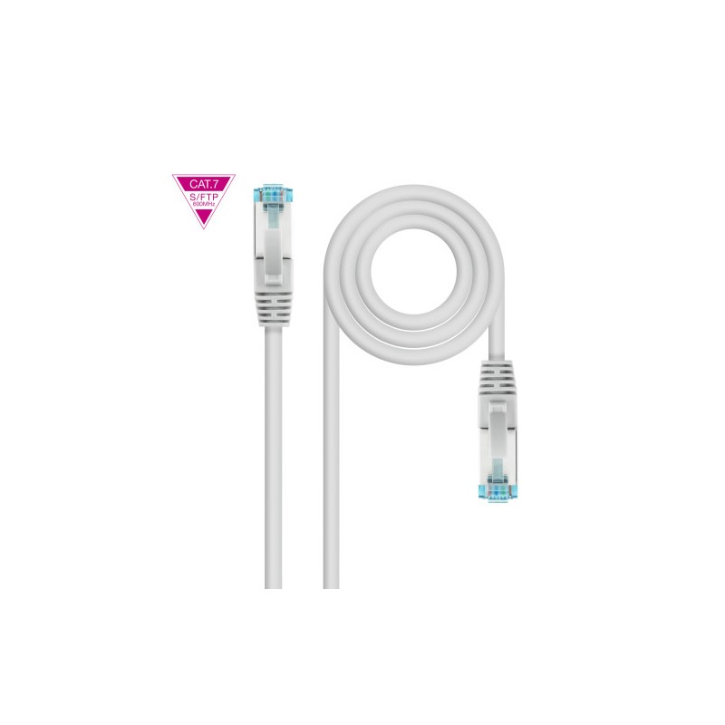 9870-Nanocable Cable de Red Cat.7 600MHZ LSZH SFTP PIMF AWG26, Gris, 5 m 9870-Nanocable Cable de Red Cat.7 600MHZ LSZH SFTP PIMF AWG26, Gris, 5 m