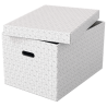 9916-PACK 3 CAJAS BLANCAS 510X355X305MM ESSELTE 628286