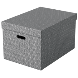 9917-PACK 3 CAJAS GRISES 510X355X305MM ESSELTE 628287