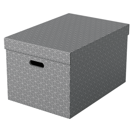 9917-PACK 3 CAJAS GRISES 510X355X305MM ESSELTE 628287