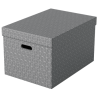 9917-PACK 3 CAJAS GRISES 510X355X305MM ESSELTE 628287