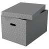 9918-PACK 3 CAJAS GRISES 510X355X305MM ESSELTE 628287