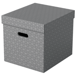 9921-PACK 3 CAJAS GRISES 365X320X315MM ESSELTE 628289