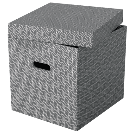 9922-PACK 3 CAJAS GRISES 365X320X315MM ESSELTE 628289