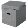 9922-PACK 3 CAJAS GRISES 365X320X315MM ESSELTE 628289