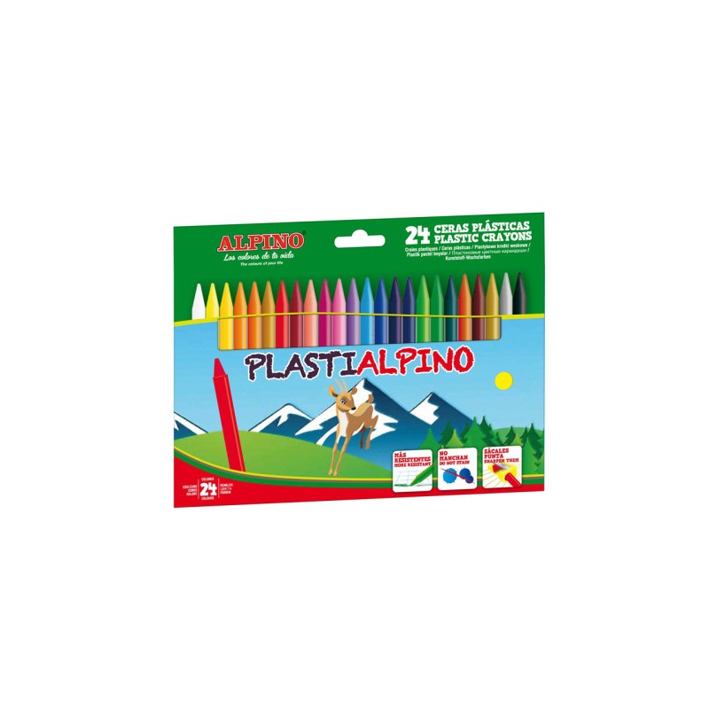 9940-ESTUCHE 24 CERAS PLASTIALPINO ALPINO PA000024 9940-ESTUCHE 24 CERAS PLASTIALPINO ALPINO PA000024