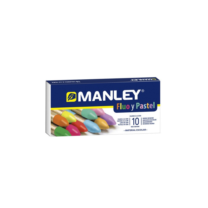 9942-ESTUCHE 10 CERAS MANLEY (COLORES FLUOR+PASTEL) ALPINO MNC00044 9942-ESTUCHE 10 CERAS MANLEY (COLORES FLUOR+PASTEL) ALPINO MNC00044
