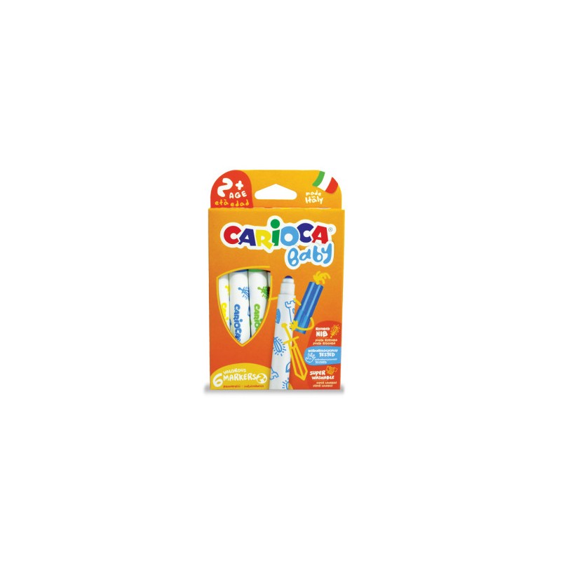 9946-CAJA 6 ROTULADORES VALOROUS MARKER CARIOCA BABY 42813 9946-CAJA 6 ROTULADORES VALOROUS MARKER CARIOCA BABY 42813