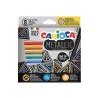 9957-CAJA 8 ROTULADORES METALLIC PUNTA FINA CARIOCA 43162